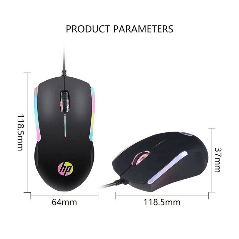HP M160 Optical USB Wired Mouse - Image 1